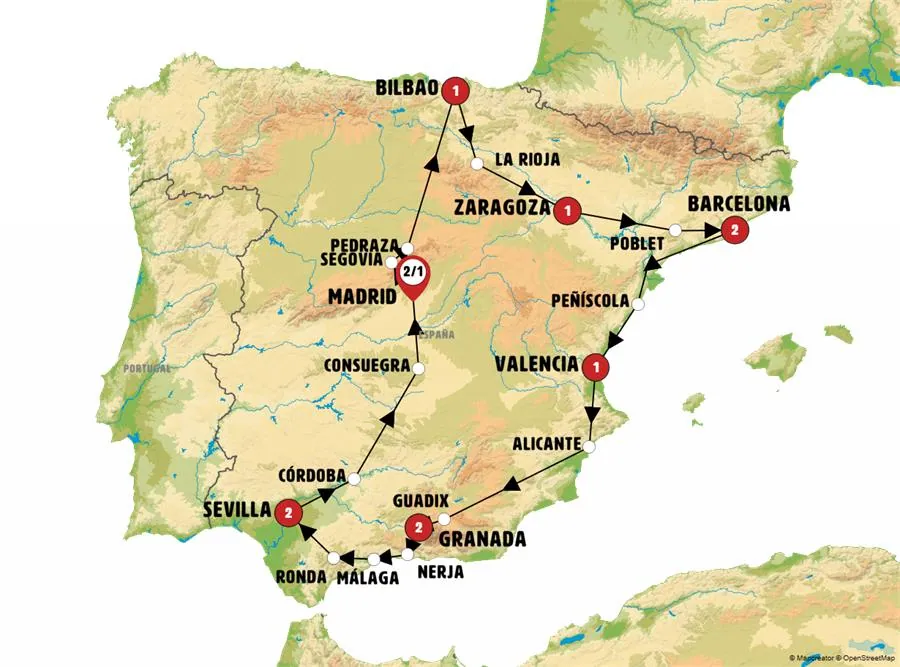 Rumbo Norte, Levante y Andalucía con Mad - imagen 1