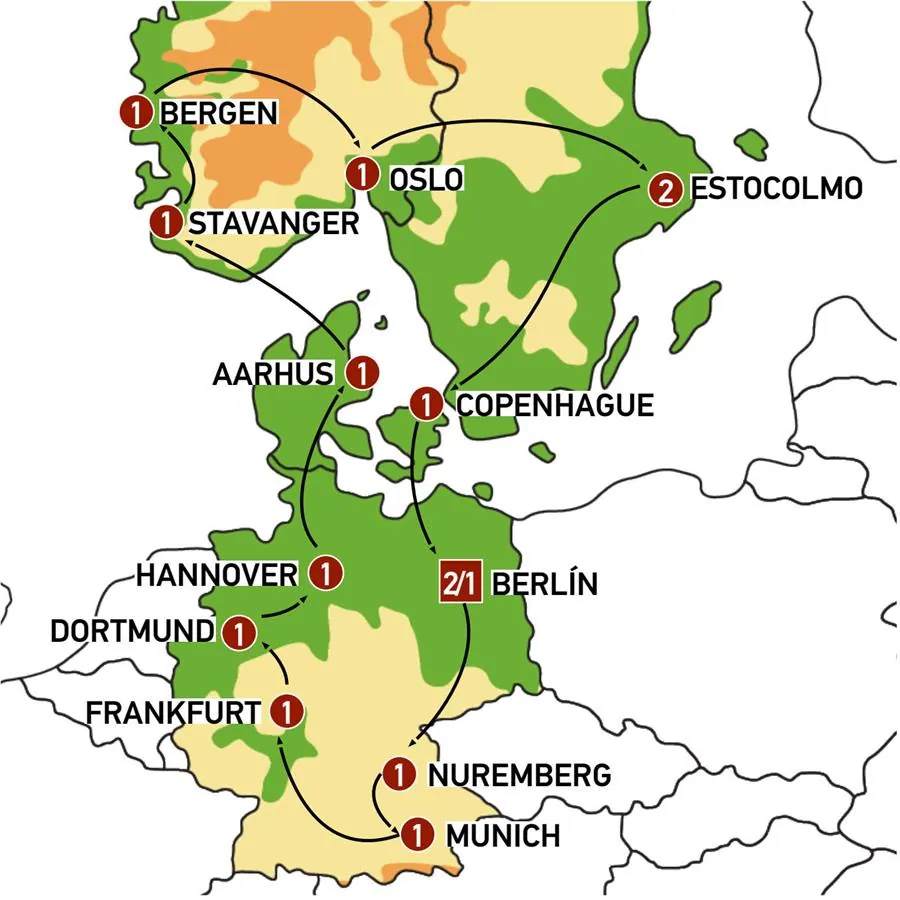 Alemania y Escandinavia - imagen 1