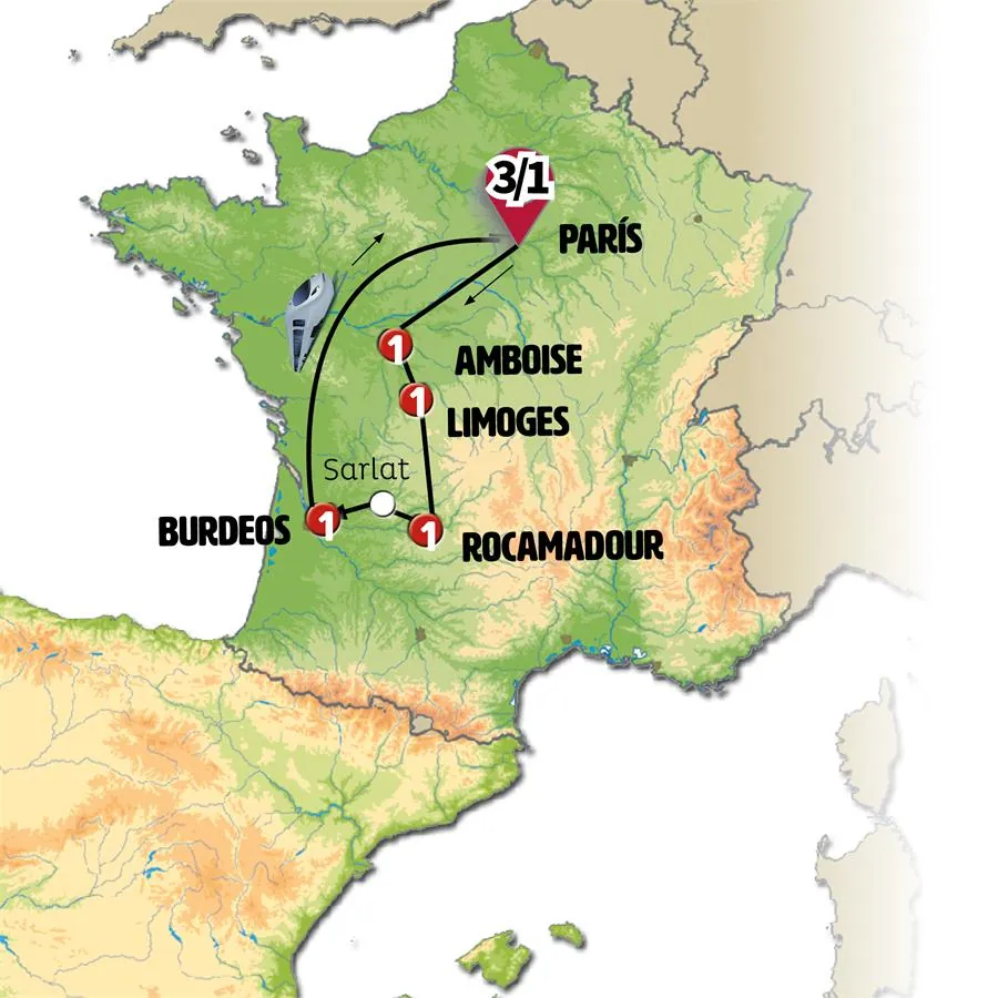 Ruta de los Tres Valles con París - imagen 1
