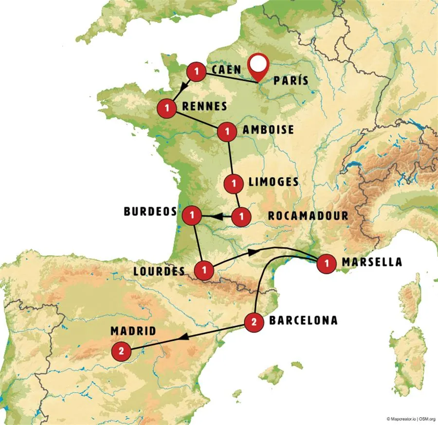 Normandía, Todo Francia y España - imagen 1