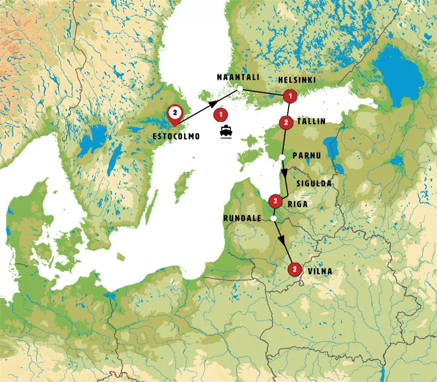 Capitales Bálticas de Estocolmo a Vilnius - imagen 1
