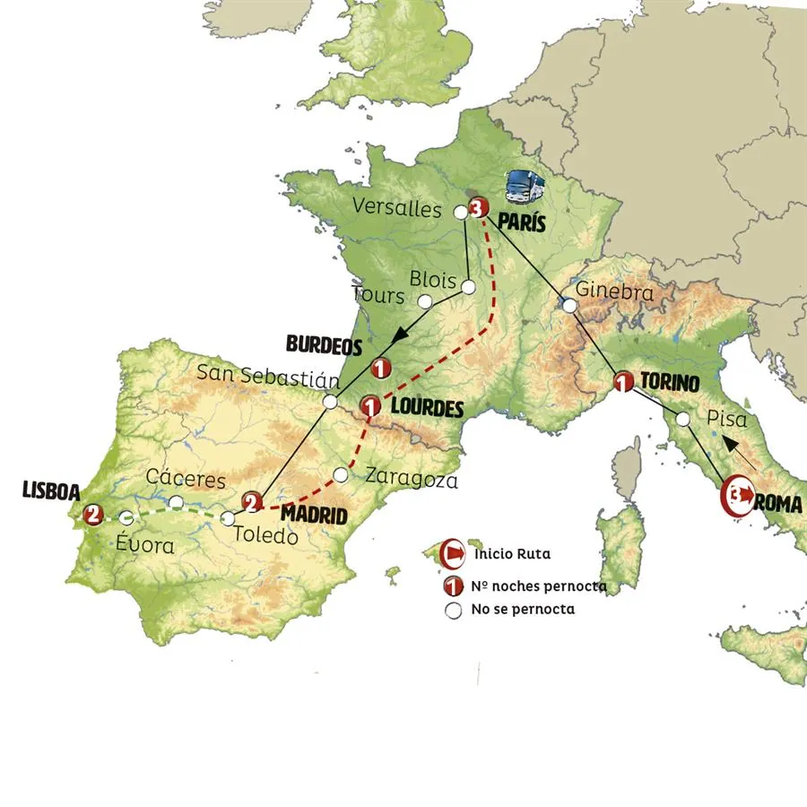 Roma, París, Madrid y Lisboa - imagen 1