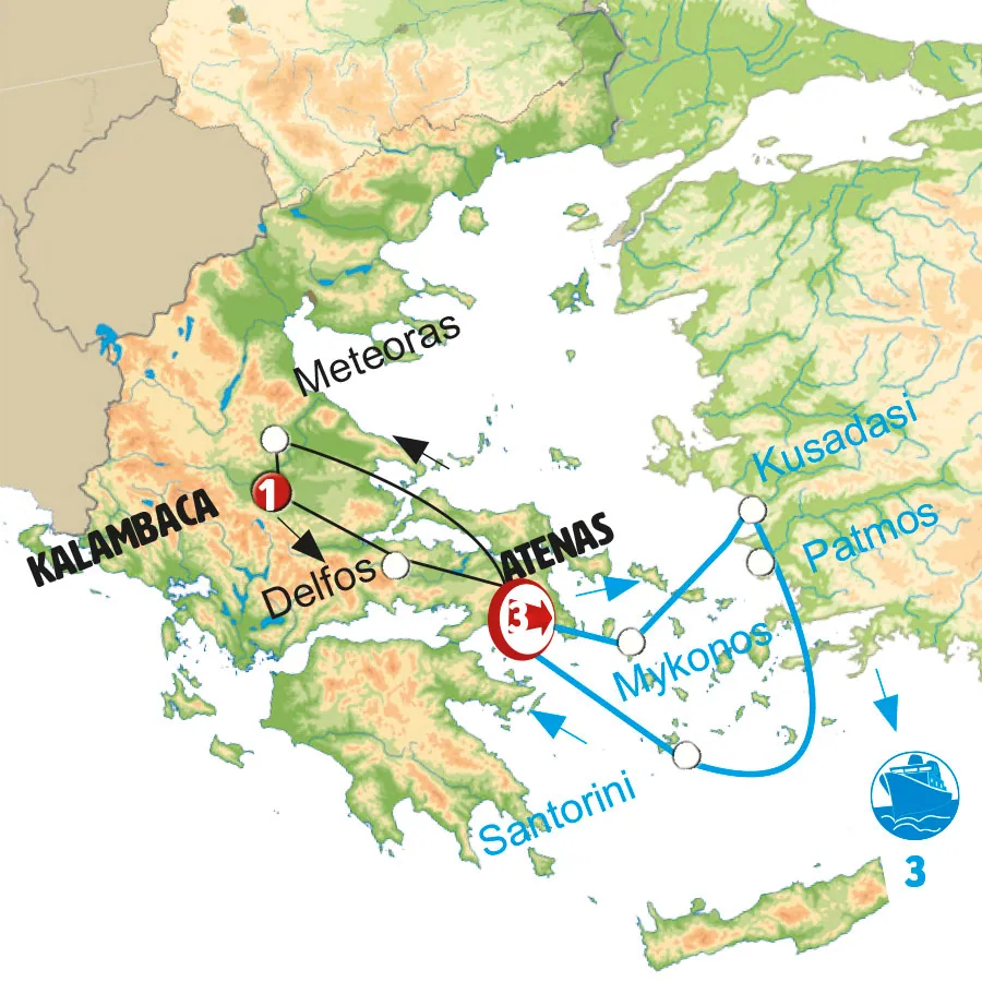 Grecia con Crucero por las Islas Griegas Int - imagen 1