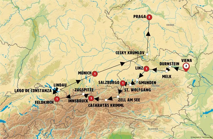Austria Total, Baviera y Chequia - imagen 1