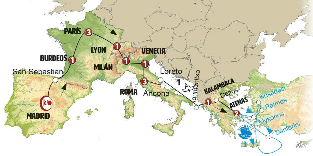 Euro- Helénico con Crucero Int - imagen 1