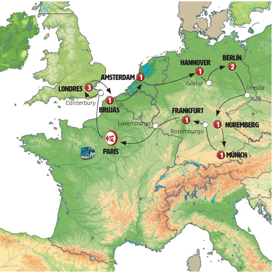 Vuelta Centroeuropea con Londres - imagen 1