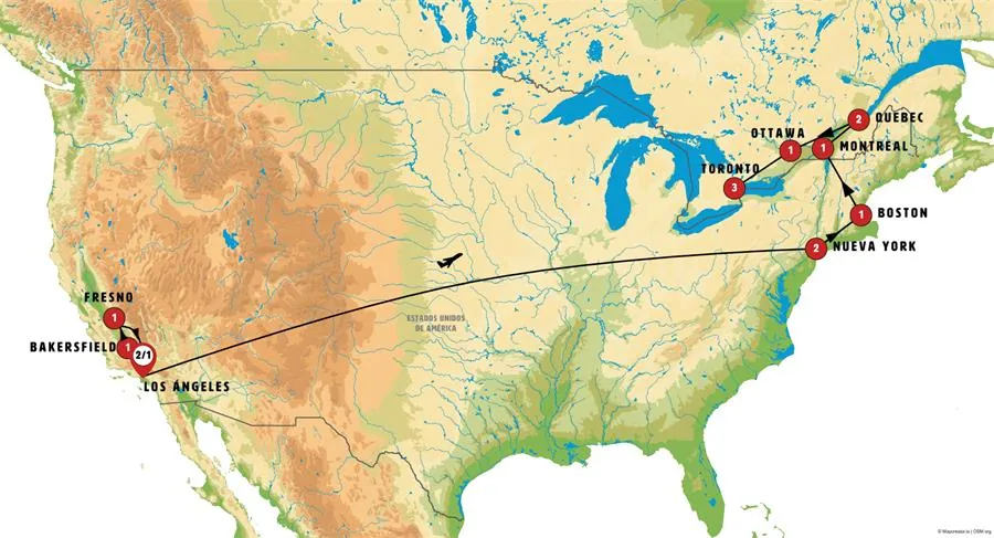 Panorama de Usa y Canadá - imagen 1