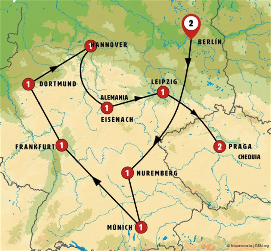 Ruta de Grandes Ciudades y Castillos con Berlín - Fin Praga - imagen 1