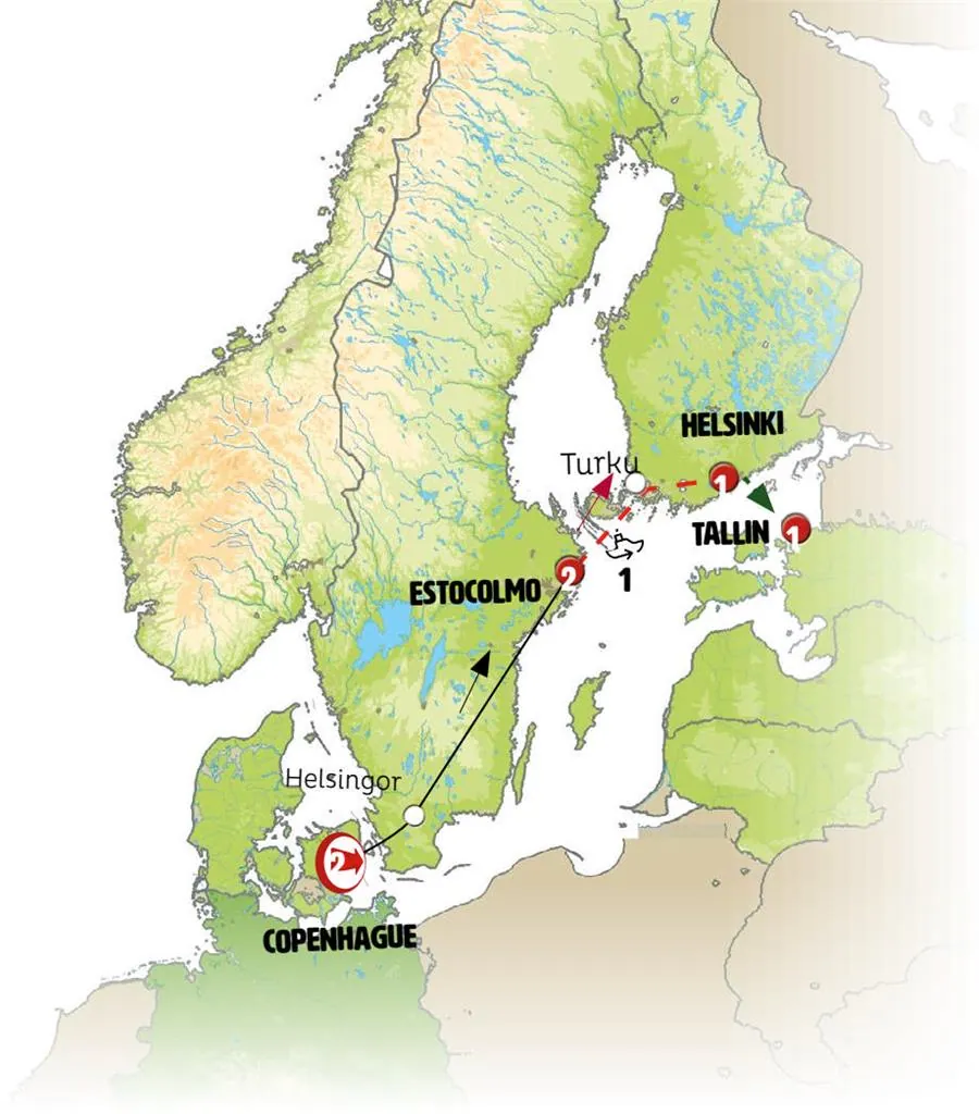 Copenhague, Estocolmo - imagen 1