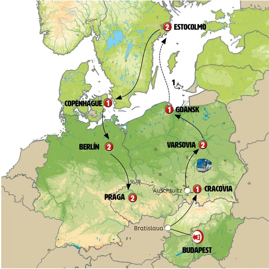 Hungría, Polonia y Escandinavia Fin Praga - imagen 1