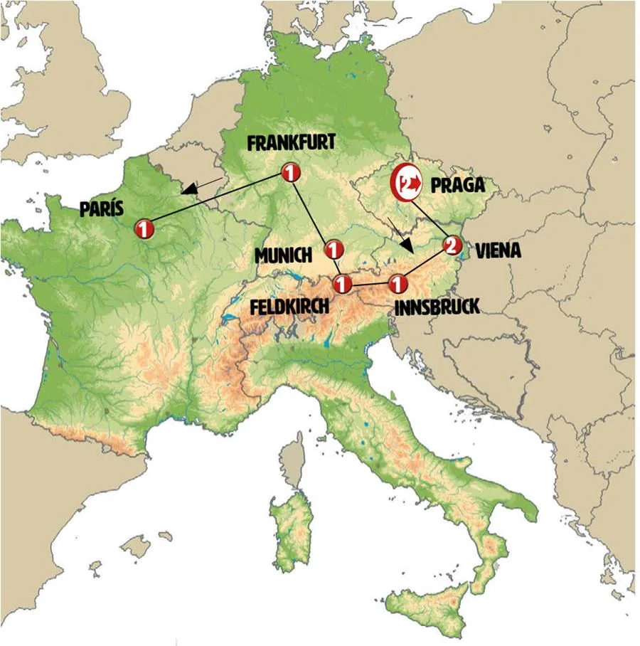 Chequia, Tirol y Baviera Fin París - imagen 1