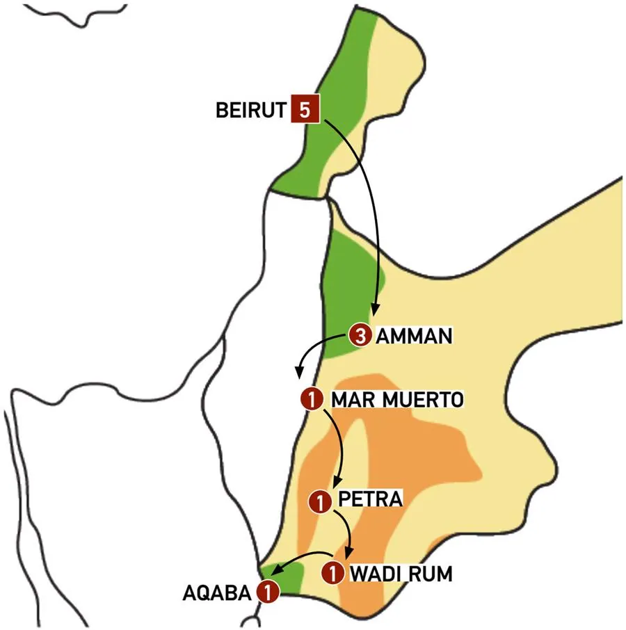 Líbano y Jordania - imagen 1