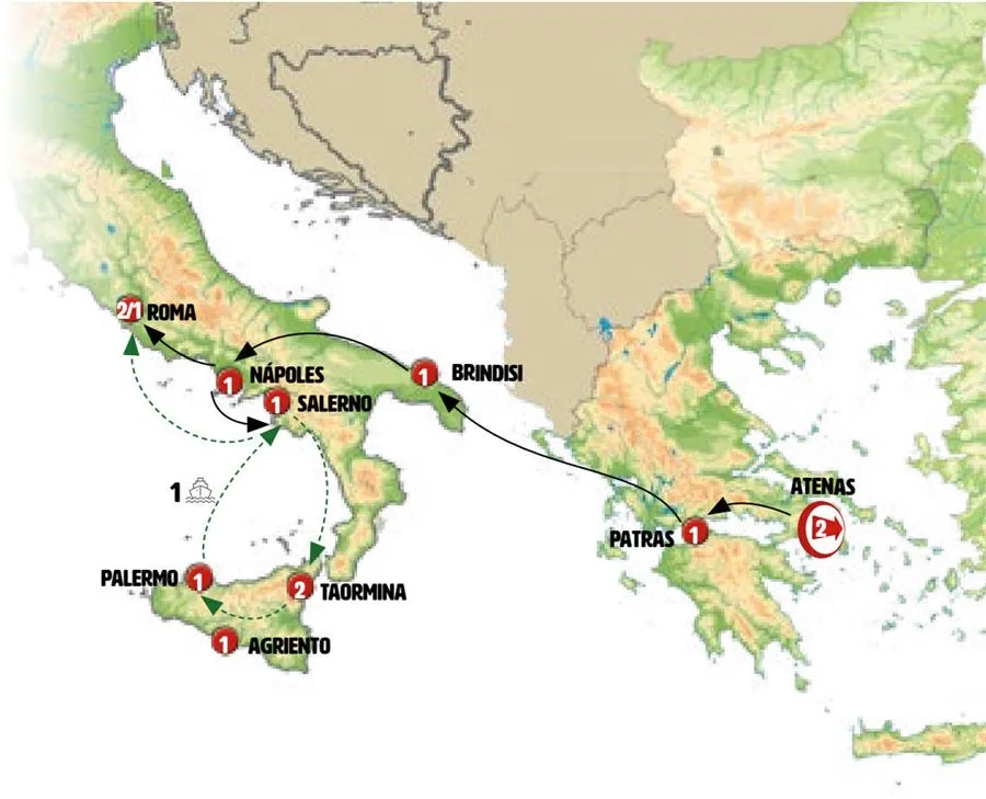 Atenas, Península y Sicilia Completa - imagen 1