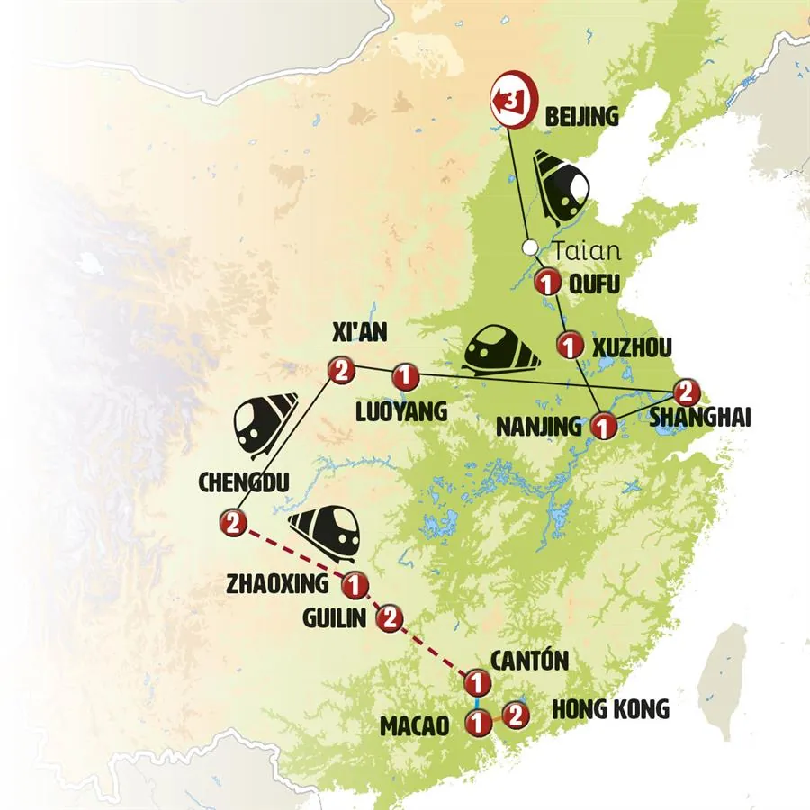 Norte y Sur de China Fin Cantón - imagen 1