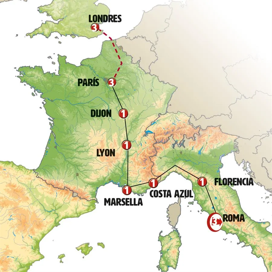Italia, la Provenza Francesa y París - imagen 1