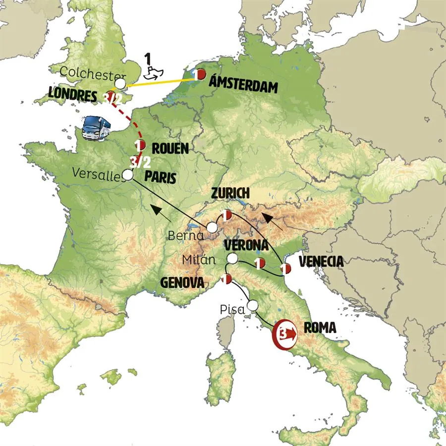 De Roma a Ámsterdam +i - imagen 1