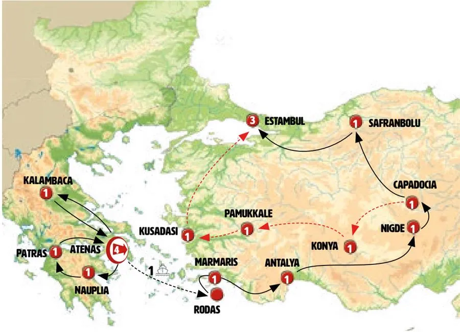 Grecia Total y Vuelta Turca - imagen 1