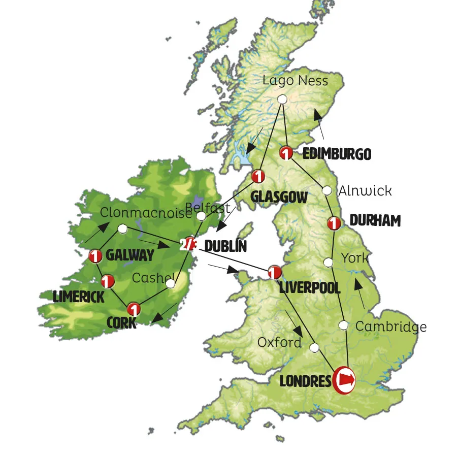 Inglaterra, Escocia e Irlanda al Completo Fin Dublín - imagen 1