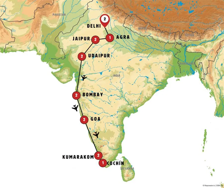 India de Norte a Sur - imagen 1