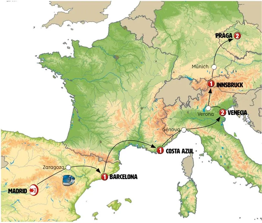 España, Norte de Italia, Baviera y Chequia - imagen 1