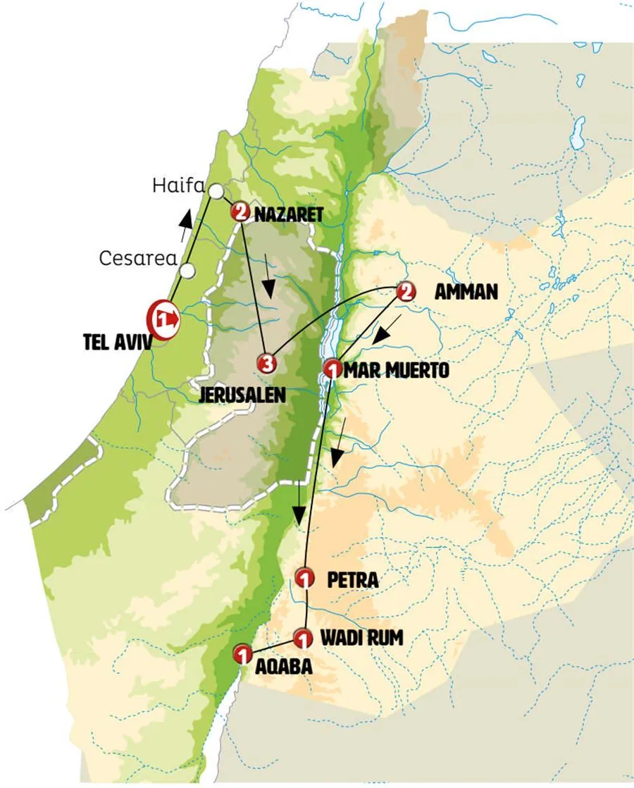 Israel y Jordania - imagen 1