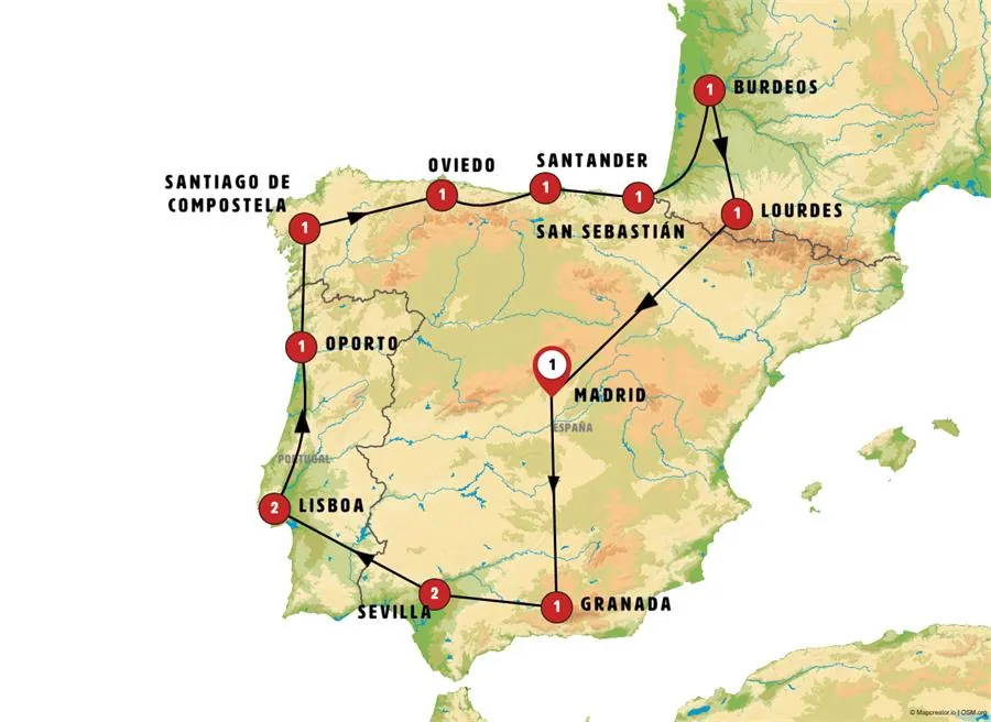 Andalucía, Portugal y País Vasco con Lourdes - imagen 1
