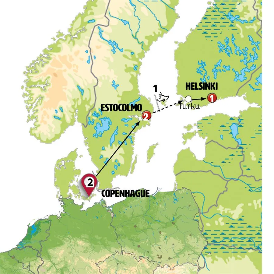 Copenhague, Estocolmo y Helsinki - imagen 1