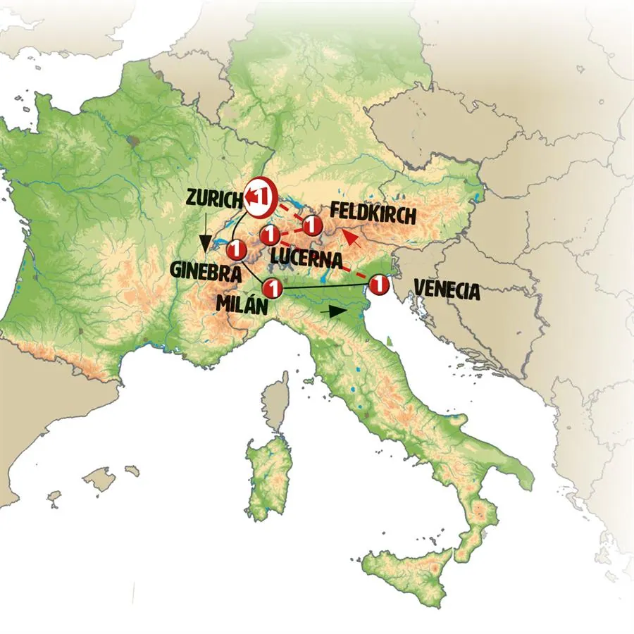 Suiza, Alpes y Norte de Italia Express - imagen 1