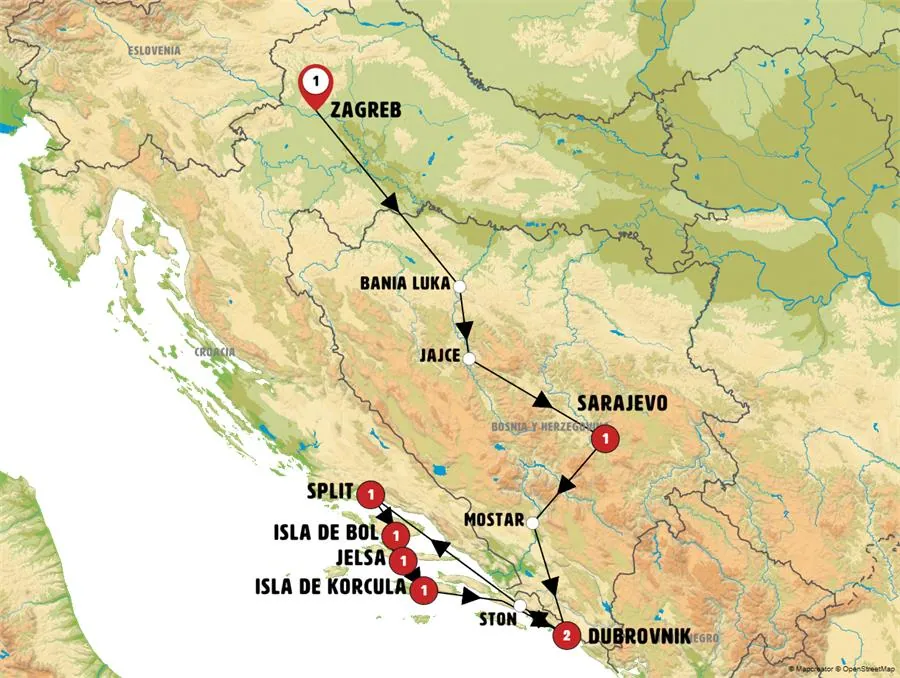Croacia e Islas de Costa Dálmata - imagen 1
