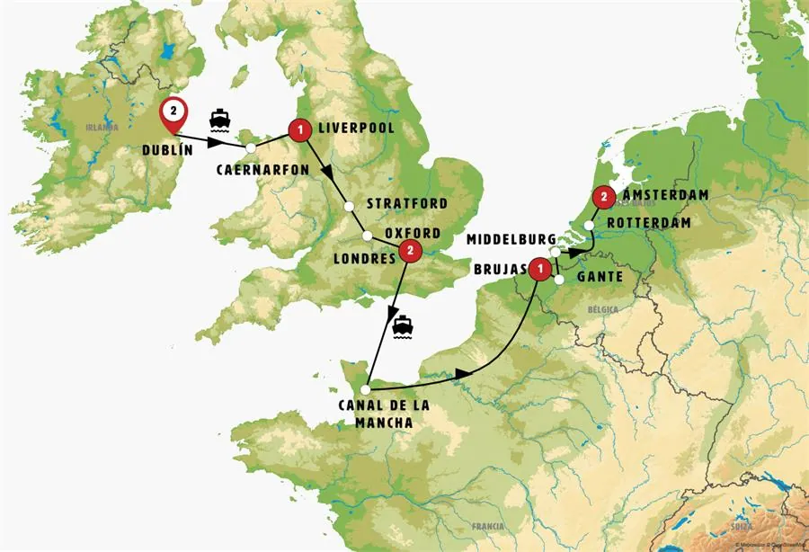 Dublín, Londres, Ámsterdam y Países Bajos - imagen 1