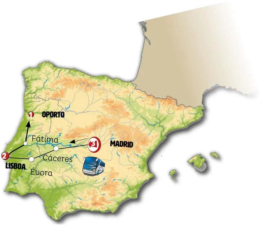 Madrid, Lisboa y Oporto - imagen 1