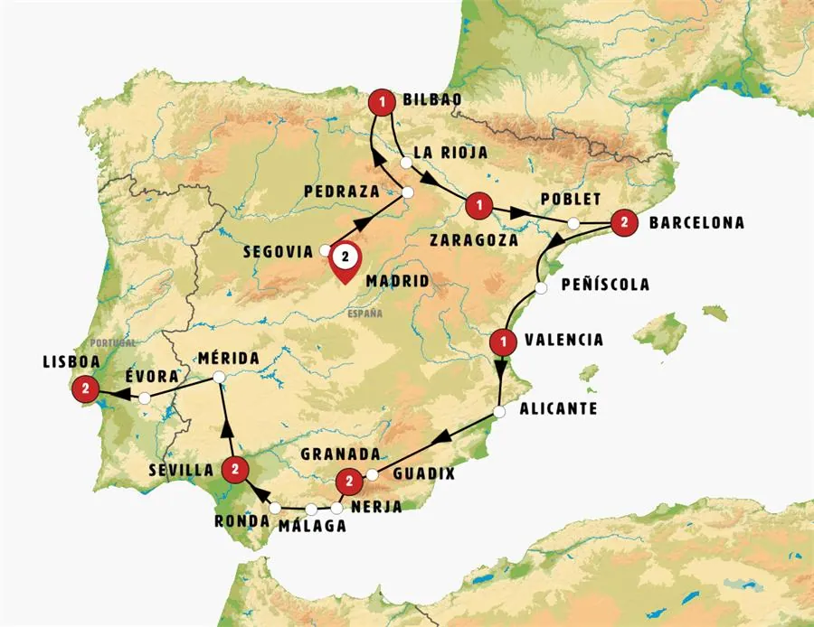 Rumbo Norte, Levante y Andalucía con Mad Fin Lisboa - imagen 1