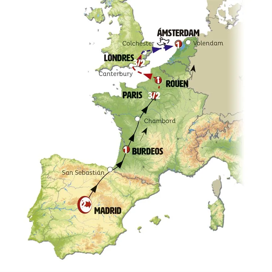 De Madrid a París +i - imagen 1