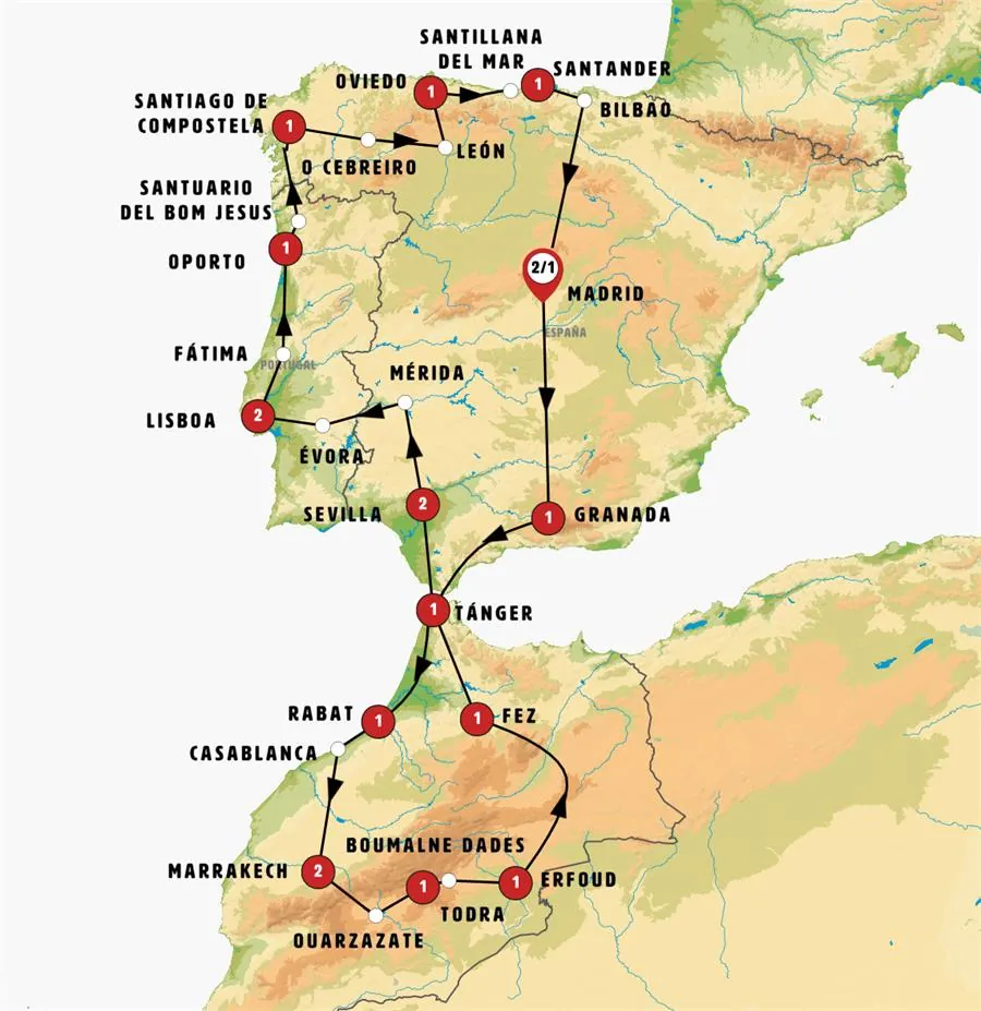 Gran Tour Marruecos y Península Ibérica con Madrid - imagen 1