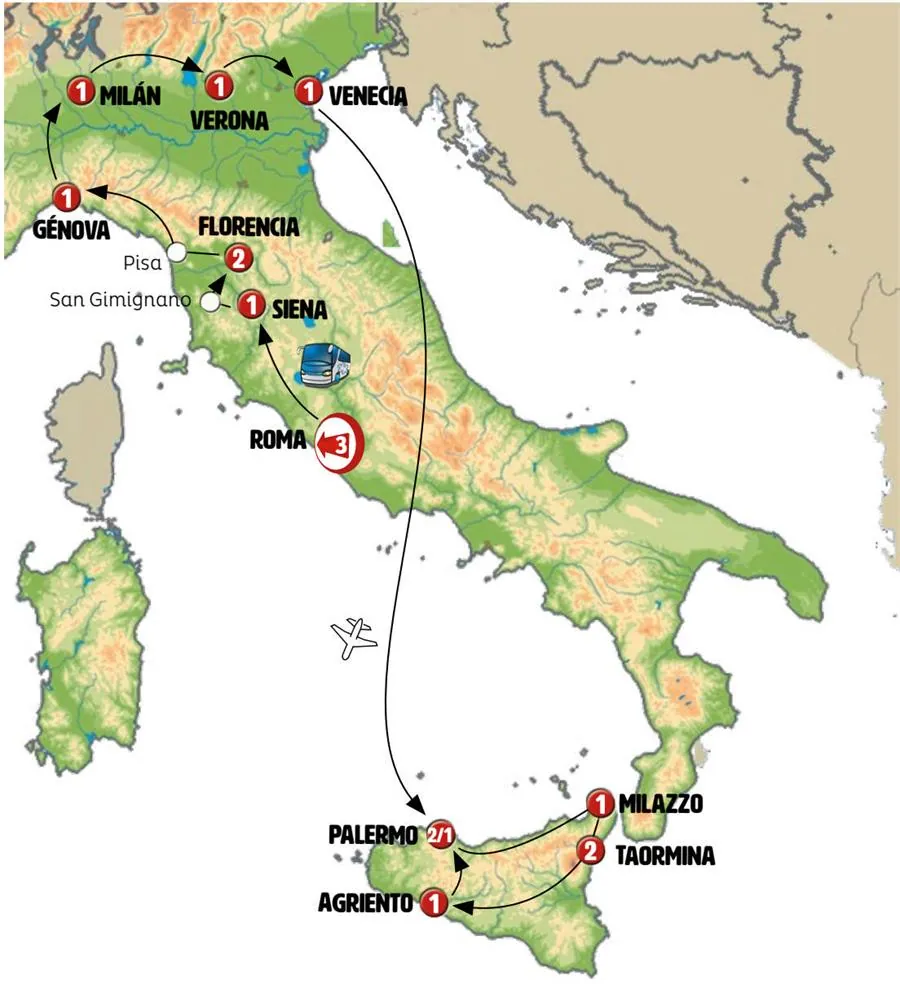 Tutta Italia a Sicilia en Avión e Islas Eolias - imagen 1