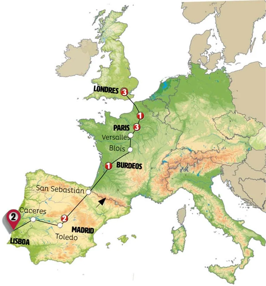 Lisboa, Madrid y París y Londres Turista - imagen 1
