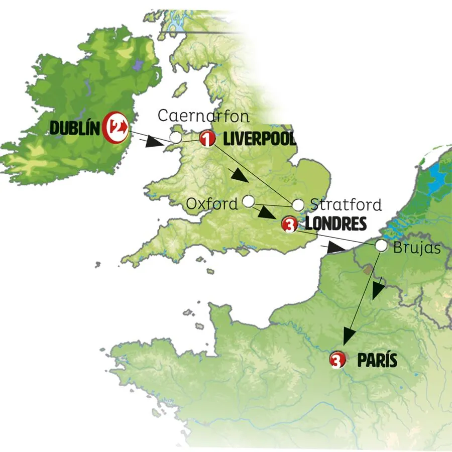 Irlanda, Inglaterra y París - imagen 1