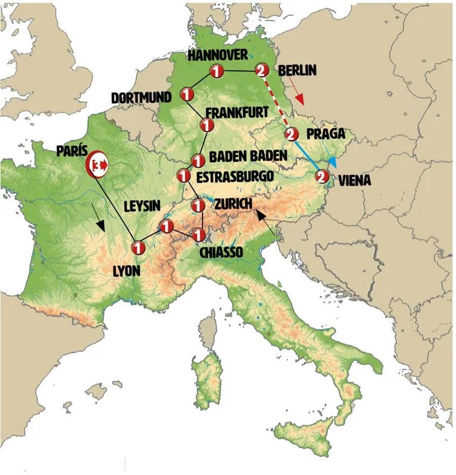 Francia y Suiza con Alsacia y Ruta Cuentos de Hadas Fin Berlín - imagen 1