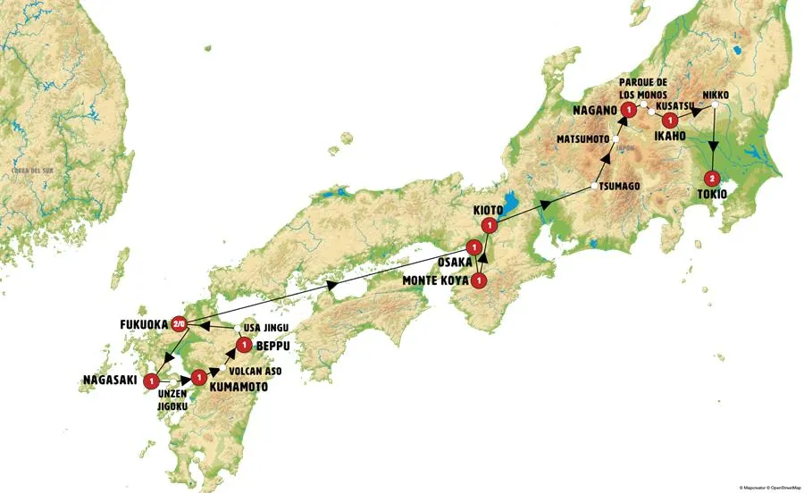 Kyushu, Monte Koya, Alpes Japoneses y Tokio - imagen 1