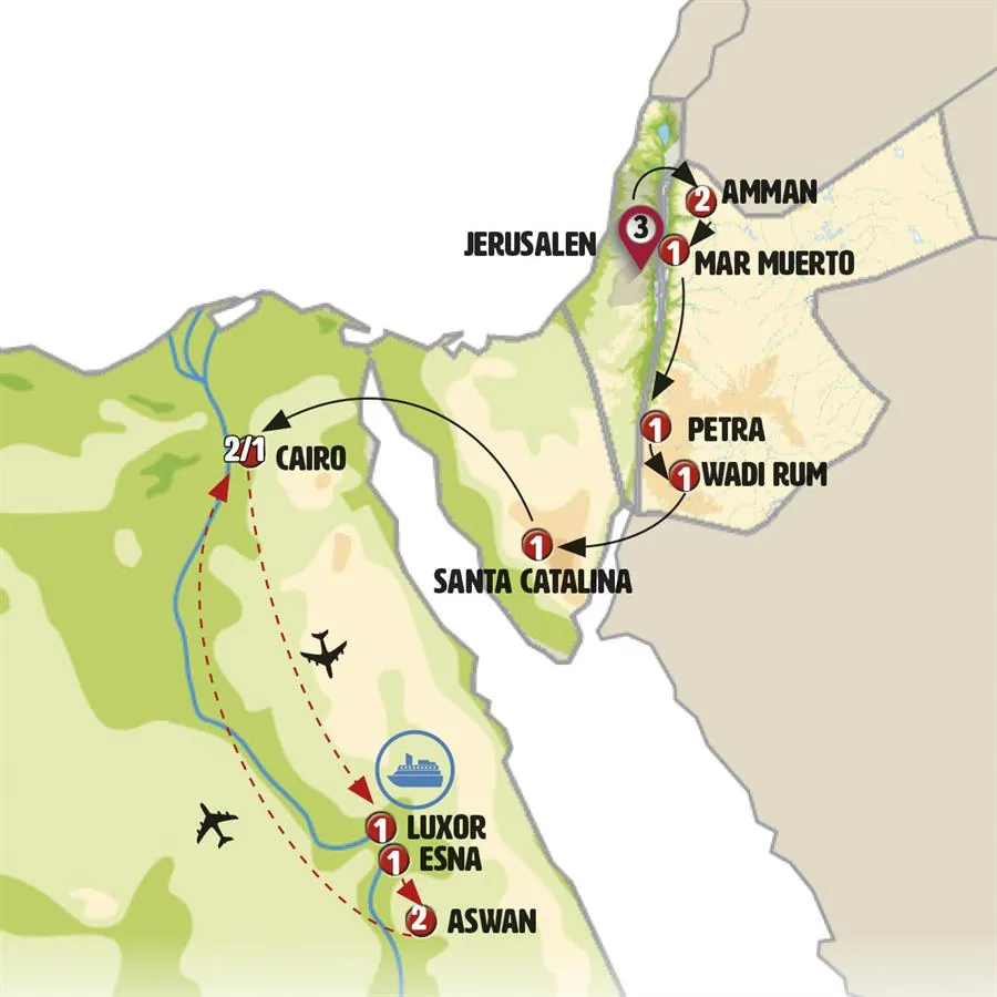 Jerusalén Clásico, Jordania y el Cairo - imagen 1