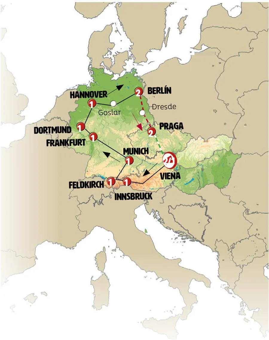 Austria y Alemania Completo Fin Berlín - imagen 1