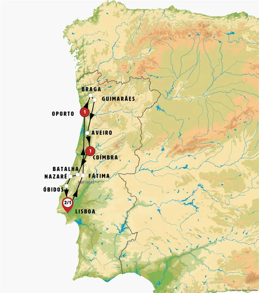 Norte Portugués con Lisboa - imagen 1