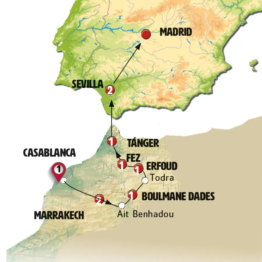 Capitales Marroquís, Sevilla y Madrid - imagen 1