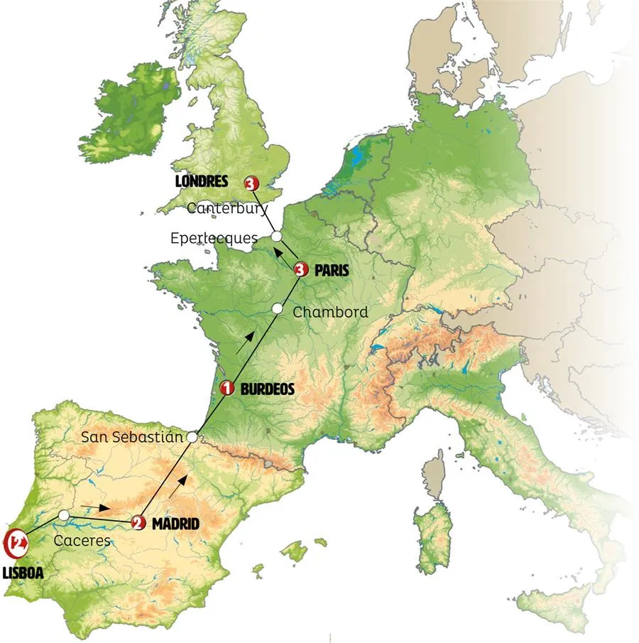 Lisboa, Madrid, París y Londres - imagen 1