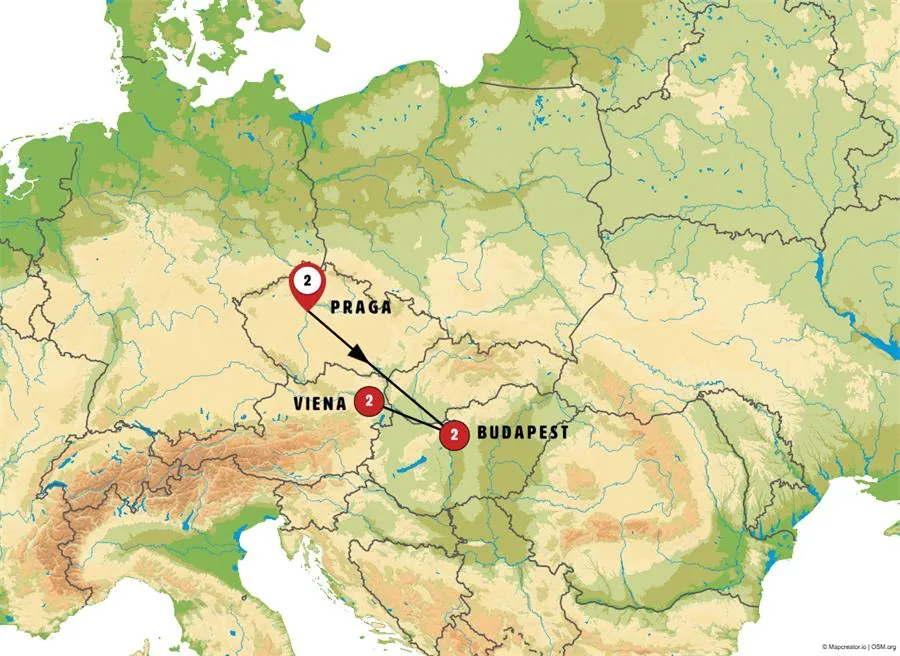 Praga, Budapest y Viena - imagen 1
