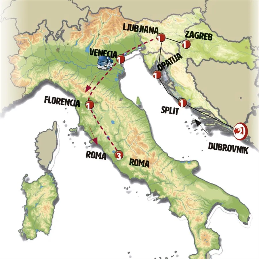 Costa Dálmata e Italia - imagen 1