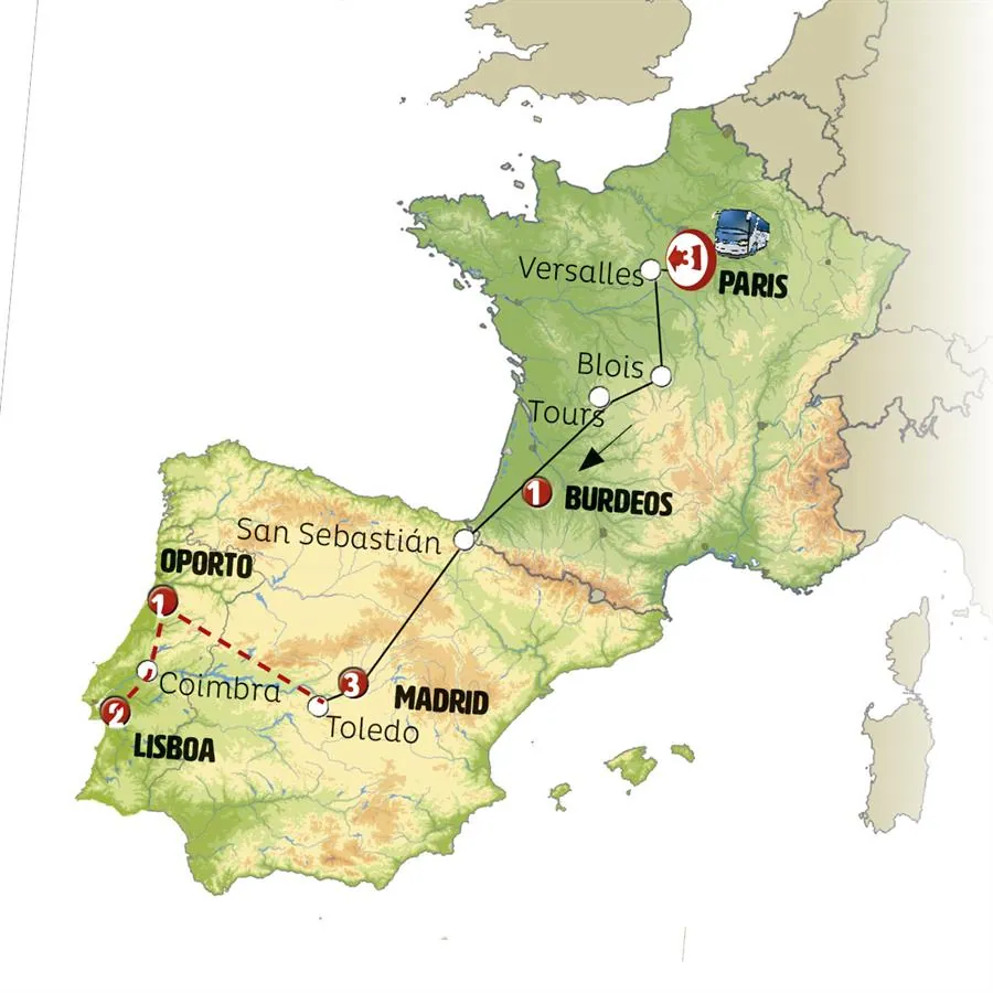 París, Madrid y Portugal +i - imagen 1
