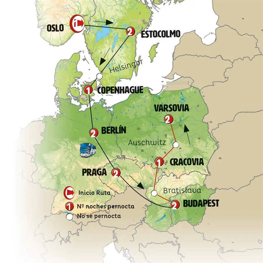 Europa Escandinava y del Este Fin Budapest - imagen 1