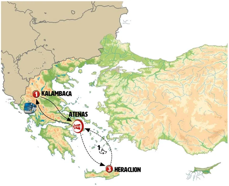 Atenas, Norte de Grecia y Heraclión - imagen 1