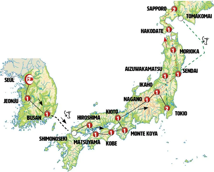 Viajando por Corea y Japón - imagen 1